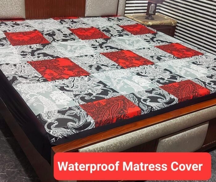 Fancy Printed Waterproof Mattress Fitted Bedsheet