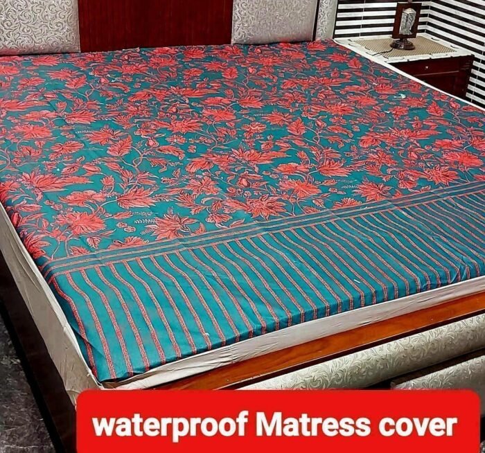 Fancy Printed Waterproof Mattress Fitted Bedsheet