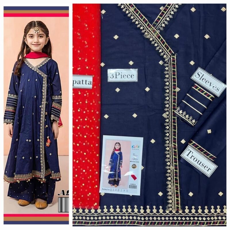 Maira B – Kids 3-Piece Embroidered Lawn Collection