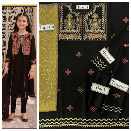 Maira B – Kids 3-Piece Embroidered Lawn Collection