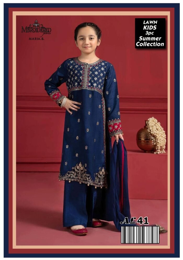 Maira B – Kids 3-Piece Embroidered Lawn Collection