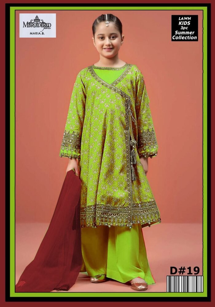 Maira B – Kids 3-Piece Embroidered Lawn Collection