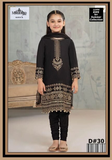 Maira B – Kids 3-Piece Embroidered Lawn Collection