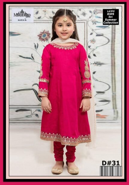 Maira B – Kids 3-Piece Embroidered Lawn Collection