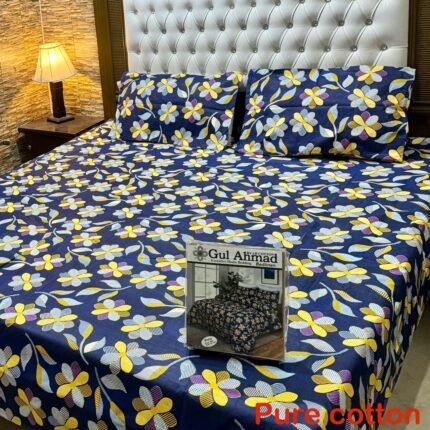 Super VIP King Size Bedsheet Set – 100% Pure Cotton Gift Pack