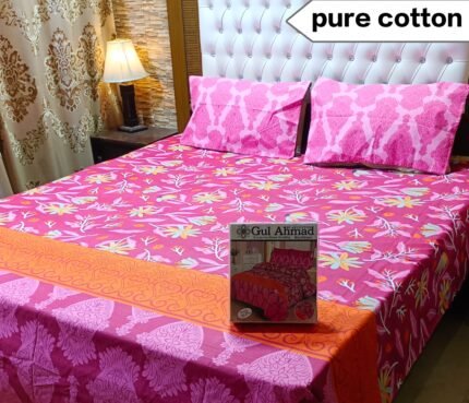 Super VIP King Size Bedsheet Set – 100% Pure Cotton Gift Pack