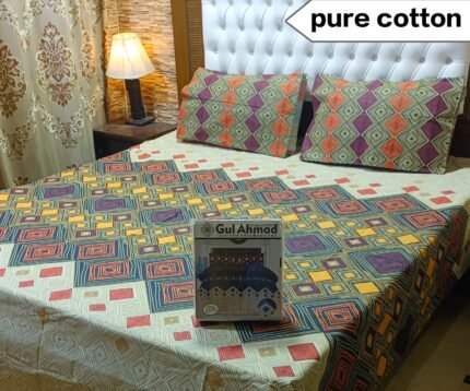 Super VIP King Size Bedsheet Set – 100% Pure Cotton Gift Pack