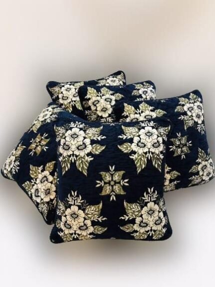 5 PCS Velvet Cushion Cover Set – Premium Quality