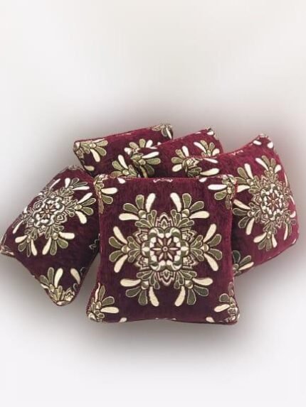 5 PCS Velvet Cushion Cover Set – Premium Quality