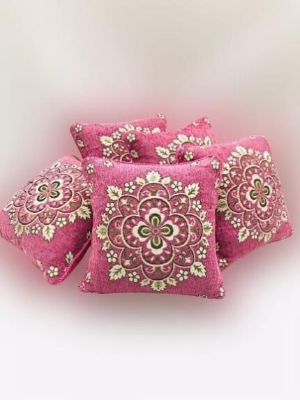 5 PCS Velvet Cushion Cover Set – Premium Quality