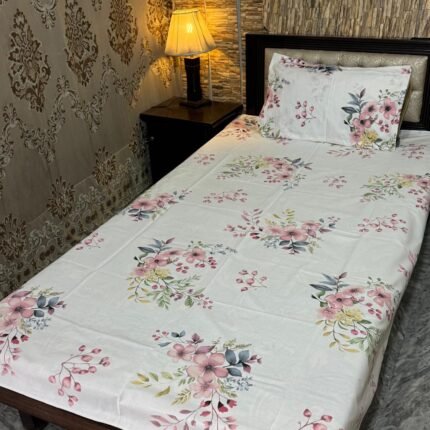 4-Piece Export Quality Printed Cotton Bedsheets