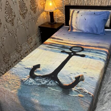 4-Piece Export Quality Printed Cotton Bedsheets