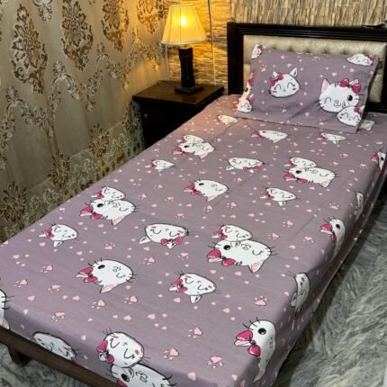 4-Piece Export Quality Printed Cotton Bedsheets