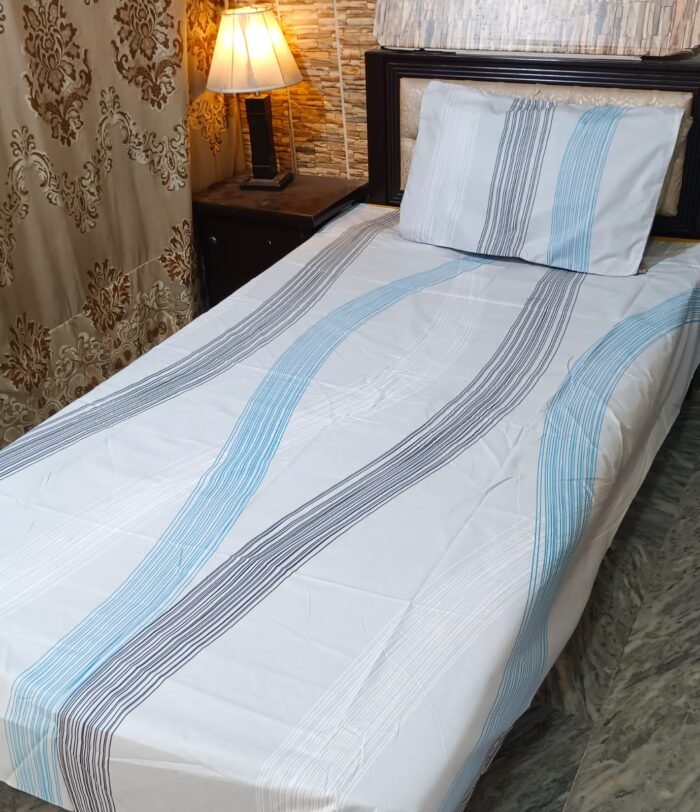 4-Piece Export Quality Printed Cotton Bedsheets