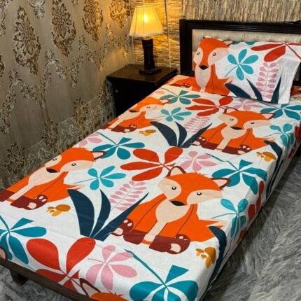 4-Piece Export Quality Printed Cotton Bedsheets