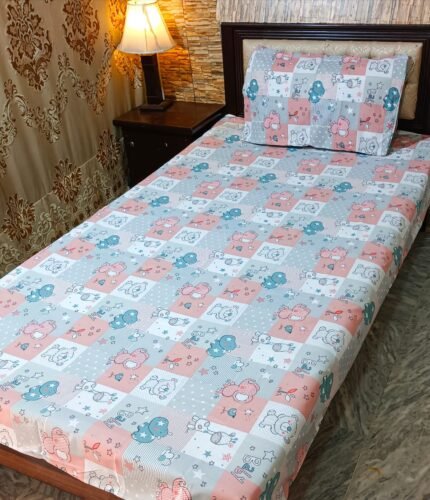 4-Piece Export Quality Printed Cotton Bedsheets