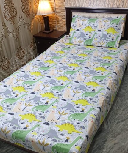 4-Piece Export Quality Printed Cotton Bedsheets