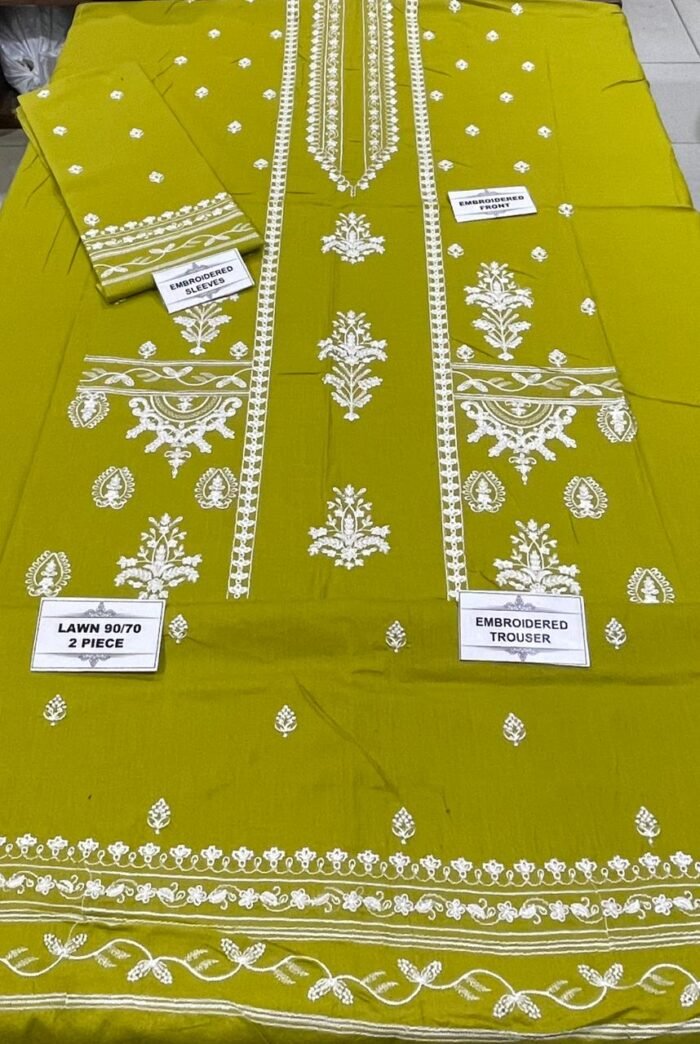 Premium Lawn 90.70 – 2PC Embroidered Suit at Best Price!