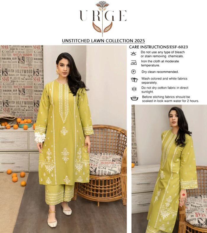 Premium Lawn 90.70 – 2PC Embroidered Suit at Best Price!